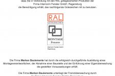Internorm RAL-Montage 2014 - MARKEN Bauelemente